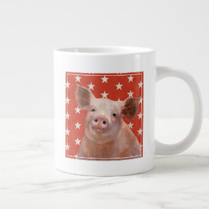 Grande Tasse Ferme patriotique - Cochon