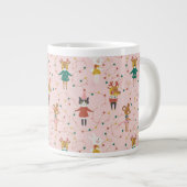 Grande Tasse Festif Animal amis Motif de Noël (Devant droit)
