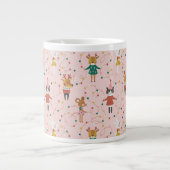 Grande Tasse Festif Animal amis Motif de Noël (Devant)