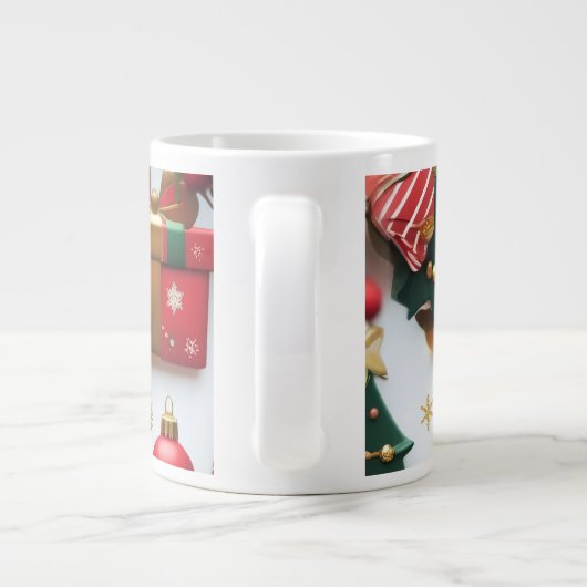 Grande Tasse Festive Christmas Pattern (Dos)