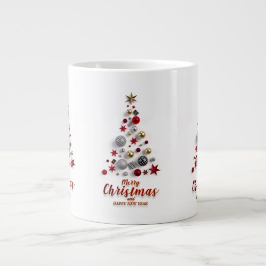 Grande Tasse “Festive Tree in Snow” (Devant)