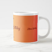 Grande Tasse Fête d'anniversaire de Gradient (Droite)