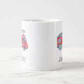 Grande Tasse Fête d'anniversaire minimaliste moderne (Devant)