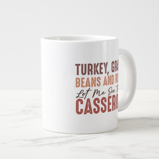 Grande Tasse Fête de l'Action de grâce (Devant droit)