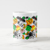 Grande Tasse Fête des Candies Éffrayantes d'Halloween (Devant)