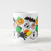 Grande Tasse Fête des Candies Éffrayantes d'Halloween (Devant)