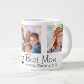 Grande Tasse Fête des Mères Meilleure Maman 3 Photos (Devant droit)