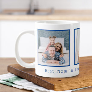Grande Tasse Fête des Mères Meilleure Maman Du Monde Multi Phot