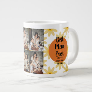 Grande Tasse Fête des mères personnalisées, photo collage cadea