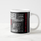 Grande Tasse Fête des pères| Collage de mots| Customiser ça géa (Droite)