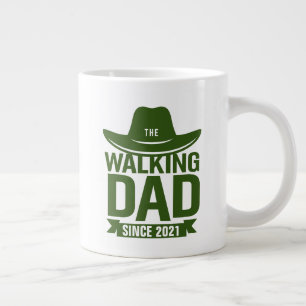Grande Tasse Fête des pères - Le papa qui marche depuis...