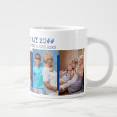 Grande Tasse Fête des pères Moderne 5 Photo Blue Grey (Droite)