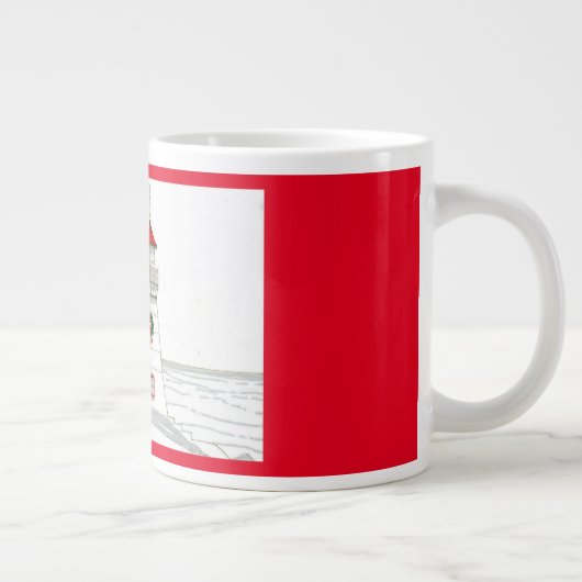 Grande Tasse Feu de Noël Jumbo Fouet de Noël (Droite)