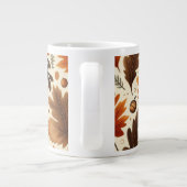 Grande Tasse feuille/citrouille/cavernes Automne (Dos)