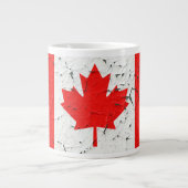 Grande Tasse Feuille d'érable rouge du Canada Peinture (Devant)