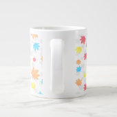 Grande Tasse Feuilles Colorées (Dos)