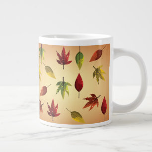 Grande Tasse Feuilles d'automne picturales