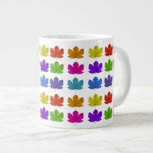 Grande Tasse Feuilles d'érable colorés