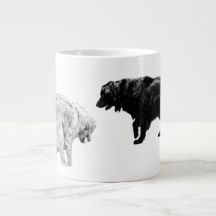Grande Tasse Feuilles d'or, amis fidèles
