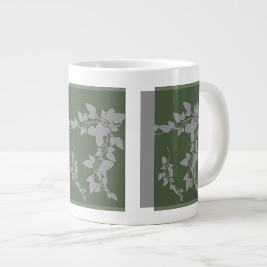 Grande Tasse Feuilles rêvés (Devant droit)