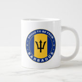 Grande Tasse Fier D'Être De La Barbade (Droite)