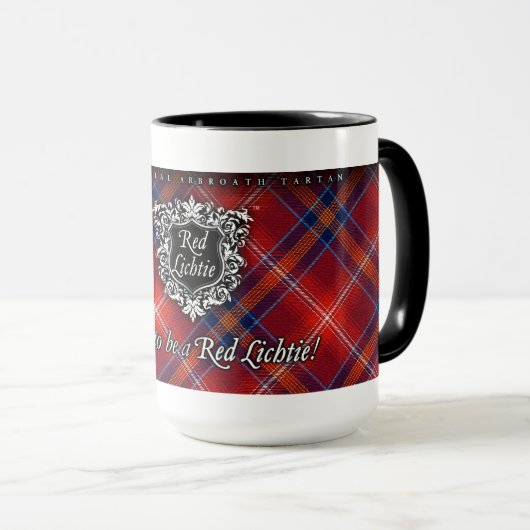 Grande tasse - fière d'être un Lichtie rouge ! - (Devant droit)