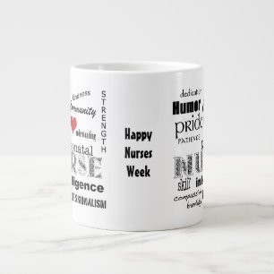Grande Tasse Fierté-Attributs Semaine-Néonatals d'infirmière