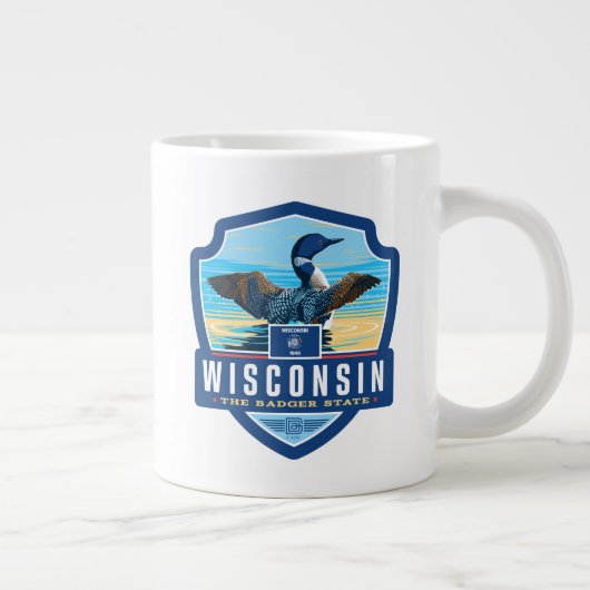 Grande Tasse Fierté de l'État | Wisconsin (Droite)
