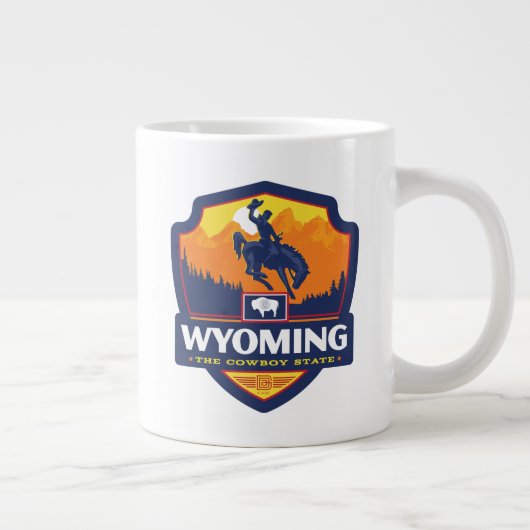 Grande Tasse Fierté de l'État | Wyoming (Droite)