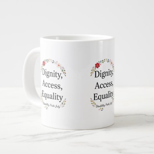 Grande Tasse Fierté du handicap (Devant gauche)