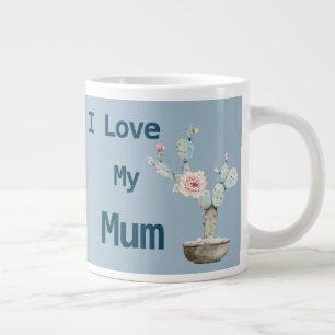 Grande Tasse Fille branchée J'aime ma maman