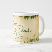 Grande Tasse Fille de la Saint-Patrick avec des trèfles (Devant droit)