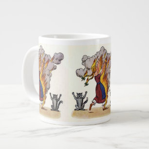 Grande Tasse Fille en flammes de Struwwelpeter