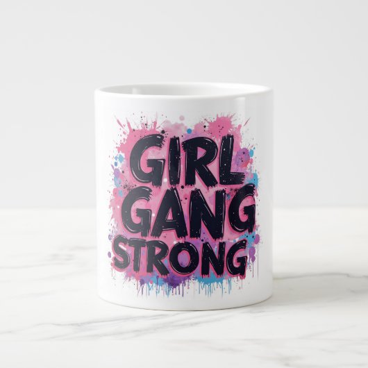 Grande Tasse Fille Gang Strong (Devant)