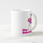 Grande Tasse Flamant rose avec tube intérieur (Devant droit)