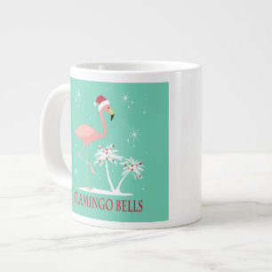GRANDE TASSE FLAMANT ROSE RETRO NOËL VINTAGE MODERNE