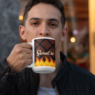 Grande Tasse Flamme Bissé Grillage Steak