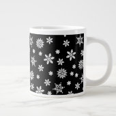 Grande Tasse Flèches blanches sur noir (Droite)