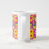 Grande Tasse Fleur colorée (Dos)