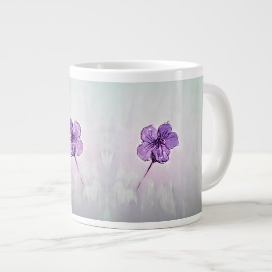 Grande Tasse Fleur d'Hibiscus (Devant droit)