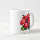 Grande Tasse Fleur d'Hibiscus (Devant droit)