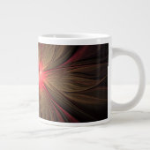 Grande Tasse Fleur fractale de fansy rouge (Droite)