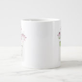 Grande Tasse Fleur Lotus Rose Personnalisée (Devant)