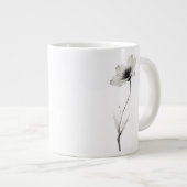Grande Tasse Fleur Minimaliste (Devant droit)