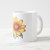Grande Tasse Fleur orange (Devant droit)
