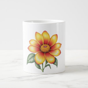 Grande Tasse Fleur orange