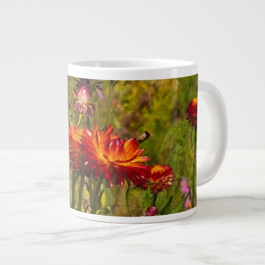 Grande Tasse Fleurs (Devant droit)
