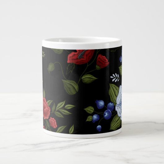 Grande Tasse Fleurs (Devant)