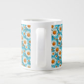 Grande Tasse Fleurs blanches mignonnes Daisy (Dos)