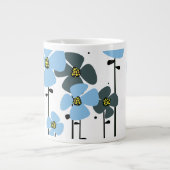 Grande Tasse Fleurs bleues (Devant)